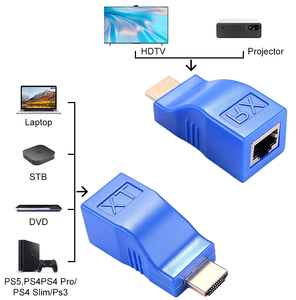 Adaptateur Ethernet RJ45 4K 2K de qualité supérieure, vente chaude de l'usine Sipu, matériau ABS, durabilité du Guangdong pour TV, PC, projecteur - Product Image 3