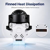 YHKOMS 2026 Nouveaux Phares LED 85W 40000 LM 6000K avec Fonction d'Éclairage Directionnel, Projecteur Bi-LED 12V 3.0 Pouces, Adaptation Universelle