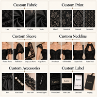 Robe midi personnalisée pour femme, en dentelle florale, avec corset, épaules dénudées, manches volantées, jupe plissée, robe midi pour occasions spéciales