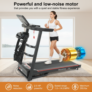 <span class=keywords><strong>Tapis</strong></span> roulant pliable intelligent motorisé multifonctionnel pour la <span class=keywords><strong>perte</strong></span> <span class=keywords><strong>de</strong></span> <span class=keywords><strong>poids</strong></span> en intérieur avec écran LCD <span class=keywords><strong>de</strong></span> 3,5 pouces - Product Image 3