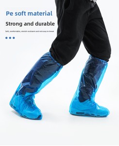 Capa de Bota Descartável Impermeável para Exterior, Capa de Sapato de Chuva de Tubo Longo em <span class=keywords><strong>PE</strong></span>, Capa para Botas de Criação de Gado - Product Image 4