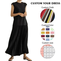 Fabricants de vêtements sur mesure Robes d'été décontractées en lin pour femmes Robe longue en coton en lin Robe en lin imprimée élégante pour femmes