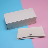 Coffret de Luxe Unique pour Lunettes en Cuir, Étui Rigide Optique pour Lunettes de Soleil et de Vue avec Logo