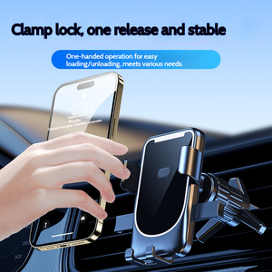 Soporte de teléfono de sujeción automática de gravedad universal en soporte de teléfono de coche de ventilación de aire de coche para iPhone 16 Pro Max - Product Image 6
