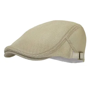 Ivy Cap Straw Weave Linen Like Cotton Cabbie Newsboy Hat Blinders Hats Mature Men Taste Custom Hats