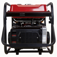 Benzin-Generator mit Honda-Motor 7500W 15PS Tragbarer Offener Rahmen Inverter-Generator