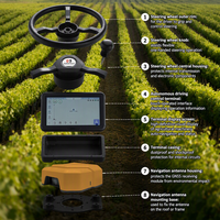 Système de direction automatique GPS agricole pour tracteurs agricoles avec une précision de 2,5 cm
