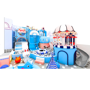 Amusement Park Rides Kids Plastic Soft Play Equipment Ball Pit with <b>Slide</b> Tunnel Play House <b>Indoor</b>/Outdoor Playground - Product Image 3
