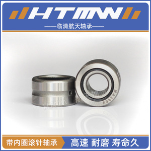 Roulement à aiguilles HTMW NKI12/16, alésage 12 mm, extérieur 24 mm, largeur 16 mm, avec bague intérieure, roulement métrique à une rangée en acier - Product Image 5