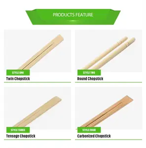 Pacote individual impresso com logotipo personalizado, pauzinhos de sushi de bambu descartáveis de alta qualidade, embalagem em papel, preço de atacado
