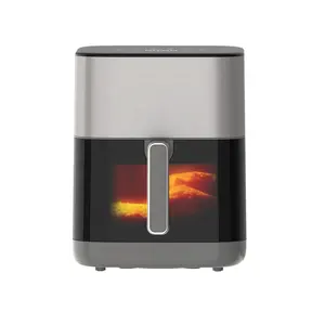 Double heating element Top Below 6L Healthy Oil Free Digital Cooking Air Fryer
