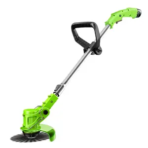 24w Height Adjustable Handles Cordless electric lawn mower Telescopic Handle household