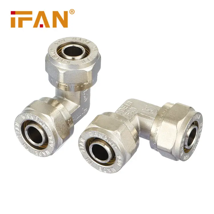 IFAN PEX Fittings and High Pressure Brass Fitting 16MM 32MM Brass Compression PEX Fitting