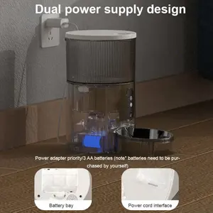 Alimentador de mascotas inteligente Wifi automático, dispensador de comida para perros y gatos, cuenco de acero inoxidable, producto para mascotas - Product Image 4