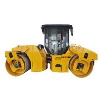 Compacteur de sol vibrant à double tambour SR14D-3 de 14 tonnes avec moteur diesel et système entièrement hydraulique