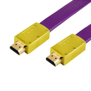 Cavo HDMI 1.8 piatto 4K ad alta velocità da 2.0 m di alta qualità sfuso cavo HDMI AWM Style 20276 con Ethernet