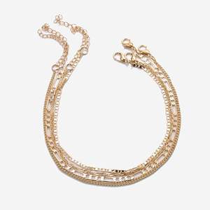 गर्मियों के गहने फैशन सोने पायल महिलाओं के लिए गर्मियों में शीर्ष थोक N204154 - Product Image 3