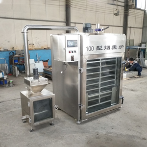 Affumicatore Industriale per Alimenti con Funzione di Essiccazione a Vapore e Pannello di Controllo PLC per Pesce, Bacon, Pollo e Carne - Product Image 4