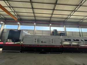 Piatto e piegare vetro rinvenimento macchina/temperato di vetro che fa la macchina/vetro forno di rinvenimento di alta automazione - Product Image 4