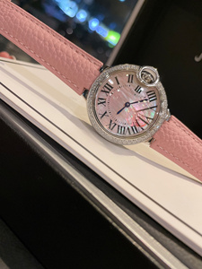 Montre mécanique automatique de luxe pour femme, bracelet en cuir véritable, aiguilles, verre saphir, style professionnel - Product Image 2