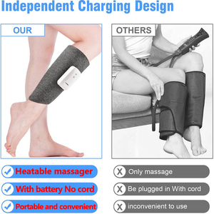 Đùi bê chân đầy đủ chân massager với đầu gối nhiệt chân Massager không dây chân Massager máy - Product Image 2