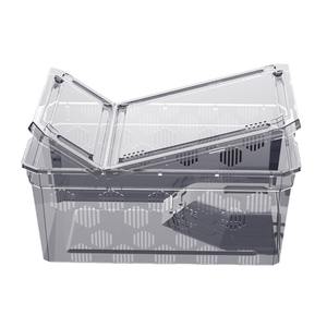 Boîte d'élevage de reptiles en plastique écologique pour serpents araignées scorpions mille-pattes insectes grenouilles à cornes-utilisation intérieure/extérieure - Product Image 5