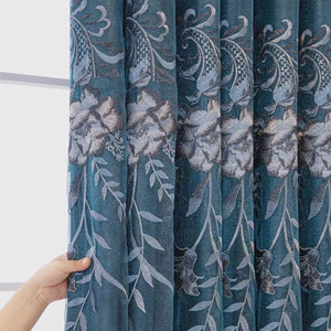 Tenda ricamata di lusso moderno <span class=keywords><strong>per</strong></span> soggiorno e camera <span class=keywords><strong>da</strong></span> letto con luce che blocca la protezione solare accessorio elegante <span class=keywords><strong>per</strong></span> la decorazione della casa - Product Image 5