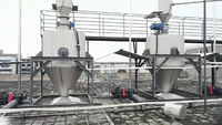Machine de séchage continu pour ligne de production de fibres courtes de polyester
