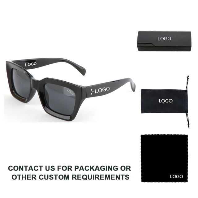 2022 Wholesale Custom Logo and Packages Oversize Square Fashion Sunglasses Women Brand Designer Manufacturer Sun Glasses