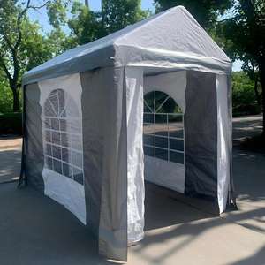 Tente de fête GARDENWILD à bas <span class=keywords><strong>prix</strong></span>, personnalisée, 2x3m, en tube <span class=keywords><strong>d</strong></span>'acier galvanisé, revêtement PVC, sans paroi latérale, portable, imperméable - Product Image 4