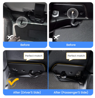 Kit de réparation de pare-soleil en alliage d'aluminium, lot de 2, clips de fixation pour pare-soleil affaissé pour Jeep Wrangler JK JL JLU 2018-2023 Gladiator JT 2020-2023