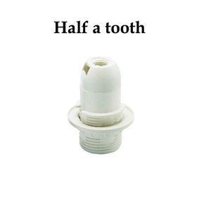 Ổ Cắm Bóng Đèn 220V <span class=keywords><strong>E14</strong></span> E27 Đen Trắng Bóng Đèn Nhựa - Product Image 4