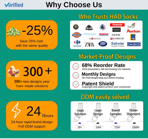 Tùy chỉnh thiết kế thêu logo thời trang thể thao cotton Crew <span class=keywords><strong>Socks</strong></span> cho nam giới - Product Image 3