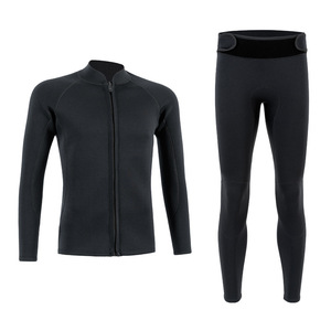 <span class=keywords><strong>Combinaison</strong></span> de <span class=keywords><strong>surf</strong></span> 3mm néoprène manches longues <span class=keywords><strong>2</strong></span> pièces veste fermeture éclair avant <span class=keywords><strong>combinaison</strong></span> de plongée - Product Image 1