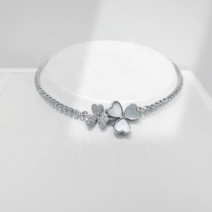 Bracelet chaîne papillon en argent 925 plaqué or 18 carats avec zircon, bijoux de mariage estival, breloque nœud délicat, prix usine - Product Image 2
