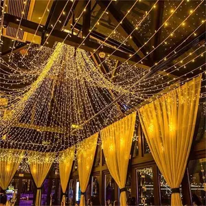 L grosir IP65 lampu tali peri LED tahan air dekorasi luar ruangan 10m 20m 50m 100m lampu Natal pesta ulang tahun pernikahan