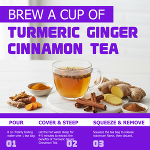 ชาขมิ้นขิงอบเชย OEM ODM ช่วยให้อบอุ่นสบาย บรรเทาอาการ ช่วยย่อยอาหาร และมีคุณสมบัติผ่อนคลาย - Product Image 3