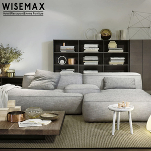 WISEMAX <span class=keywords><strong>mobili</strong></span> soggiorno moderno divani divano in tessuto tessuto modulare a forma di I divano componibile a pavimento <span class=keywords><strong>mobili</strong></span> <span class=keywords><strong>per</strong></span> la casa Villa - Product Image 3