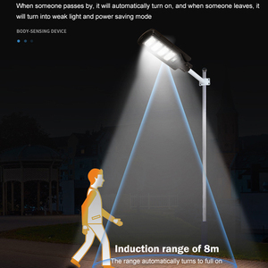 Lámpara Solar LED para Calle HUAPAI, Resistente al Agua IP65, de 50, 100, 150, 200, 250 y 300 Vatios, de Última Tendencia - Product Image 3