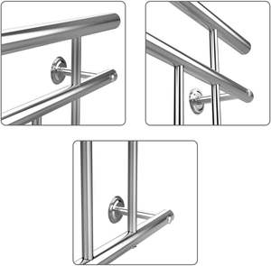 Varillas de llenado de acero inoxidable V2A Diseño moderno Balcón francés Patio y riel de ventana Uso al aire libre en hoteles Villas y hospitales - Product Image 2
