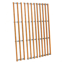 Goulotte de déchargement compacte à rouleaux pour machines à bois, accessoire de glissière à glissement fluide, galvanisé, optimisé en usine