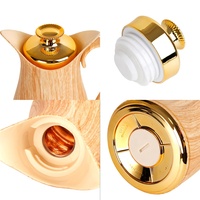 Hermosa Jarra Térmica de Vacío con Diseño Árabe, Cuerpo de Plástico y Recarga de Vidrio, Termo para Café Caliente, Jarra para Agua, Cafetera