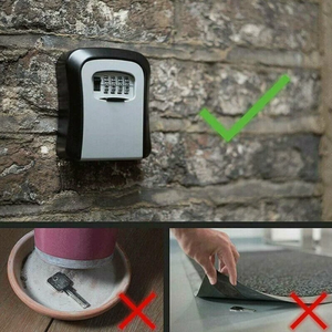 Boîte à clés en plastique ABS JXD G2-4 avec serrure à combinaison à 4 chiffres, montage mural, dissimulée à l'extérieur, avec code réinitialisable - Product Image 5