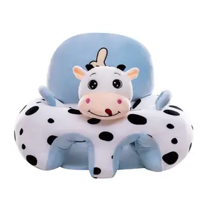 Kunden spezifische Baby-Lernsitz Cartoon Säugling Baby Fütterung Plüsch Frosch Sicherheits sofa Spielzeug Lernen Sitz Unterstützung Sofa Baby Sitzen