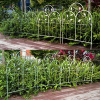 Panel de Cerca Metálica de Acero de Alta Calidad para Jardín, Cerca Ornamental Tubular de Acero