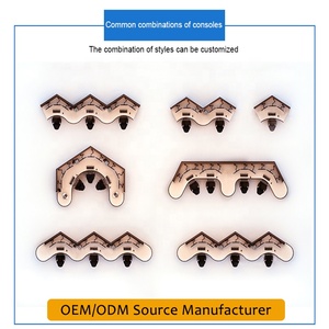 LED ışık akrilik ofis bilgisayar konsol masası güvenlik komutu işletim ofis iş istasyonu masa mobilya personel monitör masaları - Product Image 4