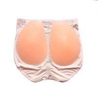 Culotte rembourrée en silicone pour femmes grandes tailles, rehausseur de hanches, fesses complètes, sous-vêtement artificiel pour les hanches, écologique et antibactérien