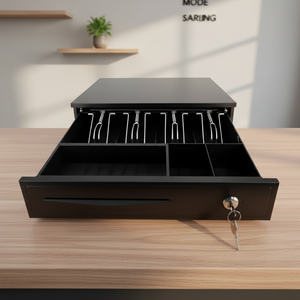 <span class=keywords><strong>Caja</strong></span> <span class=keywords><strong>Registradora</strong></span> con 4 Compartimentos para Billetes y Monedas, <span class=keywords><strong>Caja</strong></span> de Dinero de Alta Calidad a <span class=keywords><strong>Precio</strong></span> Económico - Product Image 3