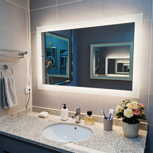 Nhà Máy 2 trong 1 phía trước + Trở lại ánh sáng Tường gương cảm ứng chuyển đổi CCT3000K-6000K Dimmer defogger chúng tôi Anh khách sạn phòng tắm LED Backlit gương - Product Image 1