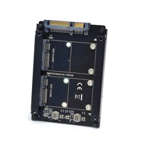 Carte d'extension MSATA vers SATA 3.0, adaptateur d'interface SSD vers 6 Gbit/s pour double MSATA